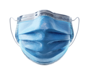 Preventive health measures face mask usage in urban environments isolated on transparent background, png