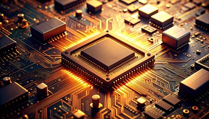 The heart of technological innovation glows with potential