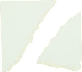 Hand Torn pieces of light blue paper textured background for creative designs and craft projects isolated on white transparent png background