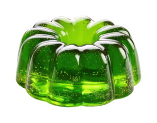 Jelly dessert preparation home kitchen food bright environment overhead view isolated on transparent background, png