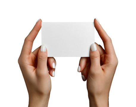 Creative business card presentation professional graphic design isolated on transparent background, png