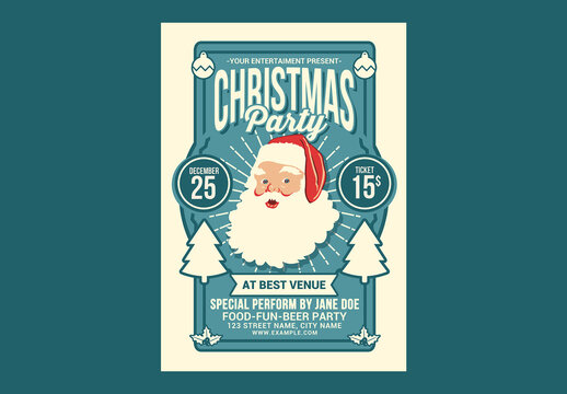 Christmas Party Flyer