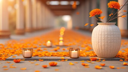 Diverse colleagues celebrating success with a high five in office