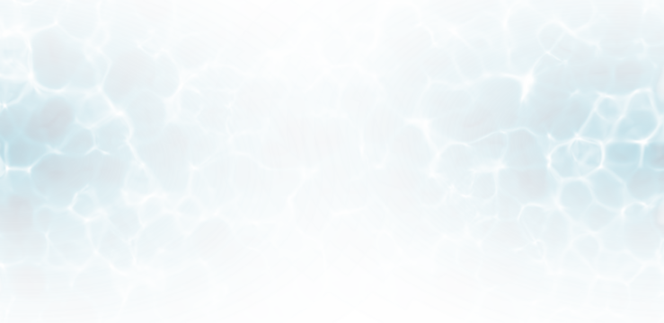 Realistic blue water texture PNG with natural light reflections soft ripples on the surface. Ideal for summer, pool, ocean, or aquatic-themed backgrounds and design projects.