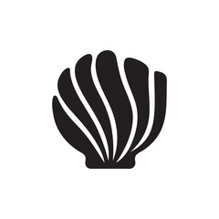 Seashell  logo icon illustration flat