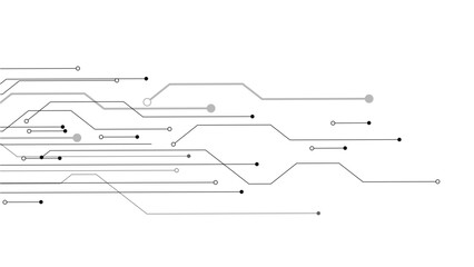 Abstract digital background with technology circuit board texture. Electronic motherboard illustration