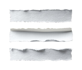 Creative torn paper design collection bright overhead artistry isolated on transparent background, png