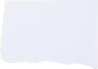 Obraz premium torn white paper isolated PNG