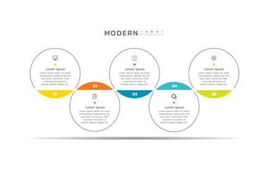 Presentation infographic business template design
