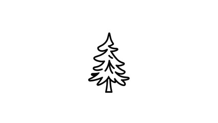 Obraz premium abstract christmas tree