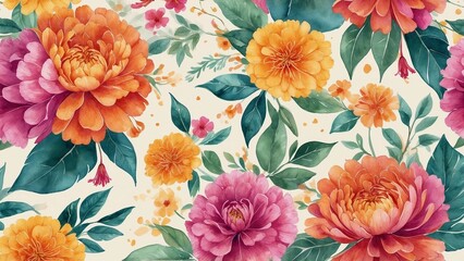 Elegant floral desktop wallpaper HD - premium botanical background