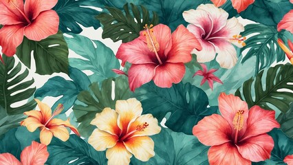 Elegant floral desktop wallpaper HD - premium botanical background