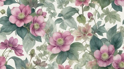Elegant floral desktop wallpaper HD - premium botanical background