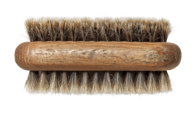 Brushing technique demonstration educational content clean environment top view isolated on transparent background, png