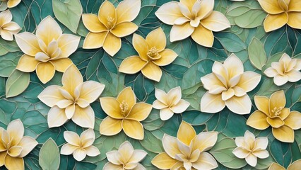 Elegant floral desktop wallpaper HD - premium botanical background