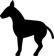 Zebra Silhouette Icon – Wild Animal, Nature & African Wildlife Symbol


