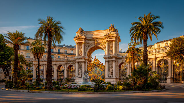 Photo of G skl cosmic gate in front of the french palace walnut island