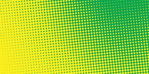 Dots halftone yellow green color pattern gradient texture background