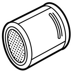 Bluetooth Speaker line art vector