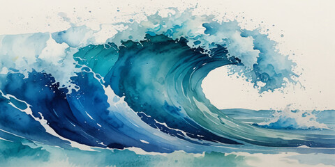 Ocean wave curve line vector background. Abstract ocean splashing waves. vector illustration.	