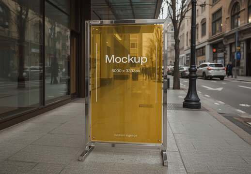 Outdoor Transparent Sign