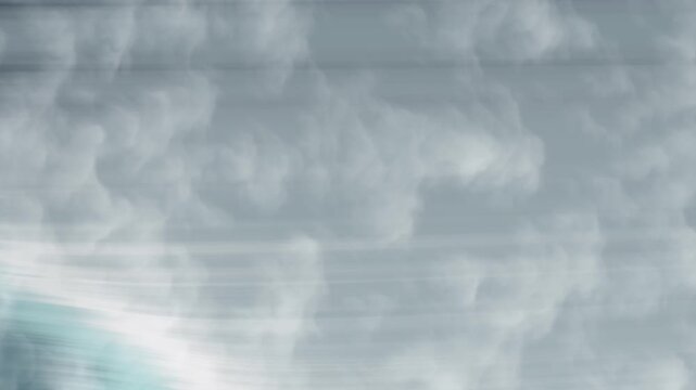 Bold Grounded Abstract background with smoke effect and horizontal lines moving gently across the frame