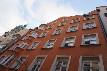 The city of Innsbruck, the capital of Tyrol (Austria)