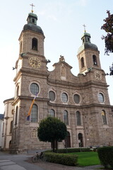 The city of Innsbruck, the capital of Tyrol (Austria)