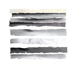 Fototapeta premium Creative paper texture layers abstract digital minimalist isolated on transparent background, png