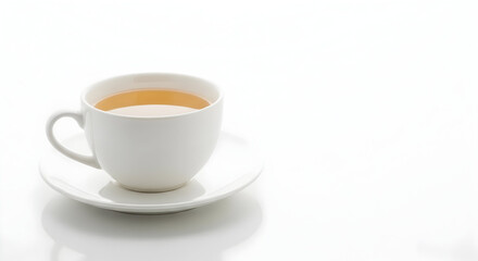 Obraz premium Aromatic Tea in White Cup Perfect for Relaxation