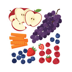 Healthy Fruit and Vegetable Platter