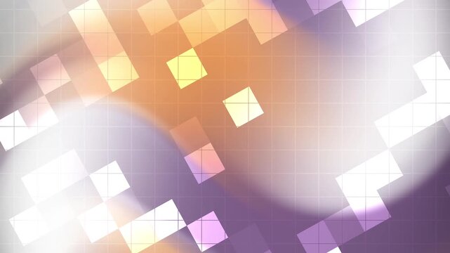 Galactic Blue Violets Dynamic abstract background animation featuring shimmering squares and a gradient color scheme