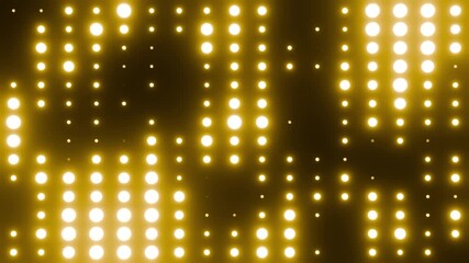 Flashed yellow lights background VJ loop anumation