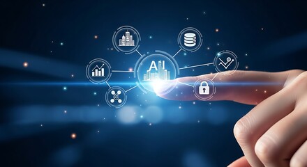 AI Smart City Technology:  Secure Data Analytics and Network Visualization.