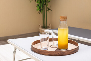 Outdoor refreshment setting