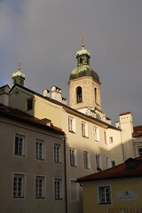 The city of Innsbruck, the capital of Tyrol (Austria)