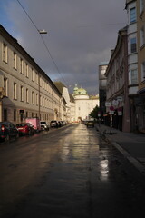 The city of Innsbruck, the capital of Tyrol (Austria)