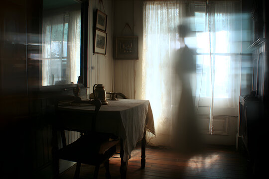 A very near ghostly female apparition - Powered by Adobe