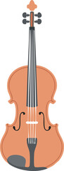 Classical Violin – String Instrument Illustration