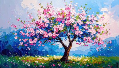 Vibrant spring blossom