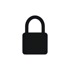 Padlock Icon: Security, Privacy, Protection, Data Encryption, Digital Safety Symbol