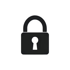 Padlock Icon: Security, Privacy, Protection, Access Control Symbol