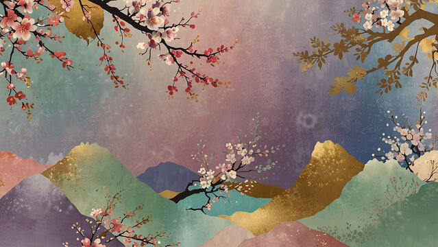 A Spring Tapestry of Traditional Japanese Elegance