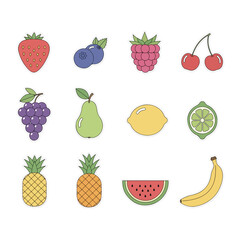 Fruit Sticker Set