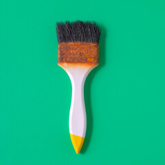 Old brushes ,Old rusty and dirty paint brush.