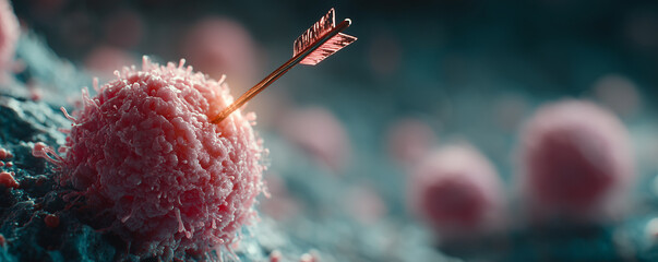 Targeted cancer cell therapy concept