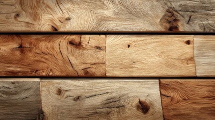 Wood planks in horizontal rows