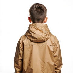 Curious Gaze: A young person in a hooded jacket gazes upwards, evoking a sense of wonder and curiosity.