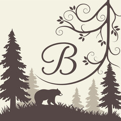 winter forest background