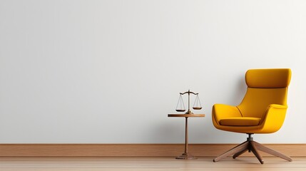 Modern Office Chair with Vintage Scale